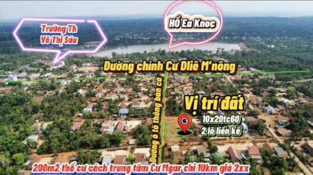 ĐƯỜNG OTO DÂN CƯ ĐÔNG ĐÚC, SẴN TIỆN ÍCH DIE-MNONG, CƯ-MGAR ĐAKLAK